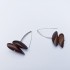 Pendientes largos Nature Ebony