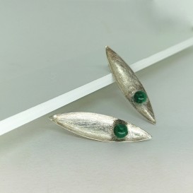 Edna Malachite earrings