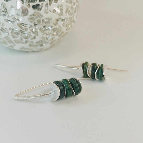 Pendientes Nature Green