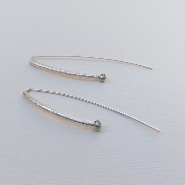 Silver and swarovski earrings JULIETTA SW