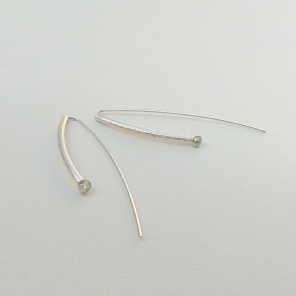 Silver and swarovski earrings JULIETTA SW