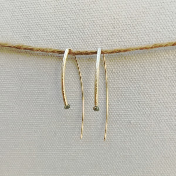 Silver and swarovski earrings JULIETTA SW
